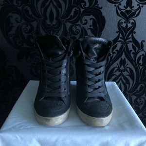 kennel&schmenger vintage look wedge sneakers US7